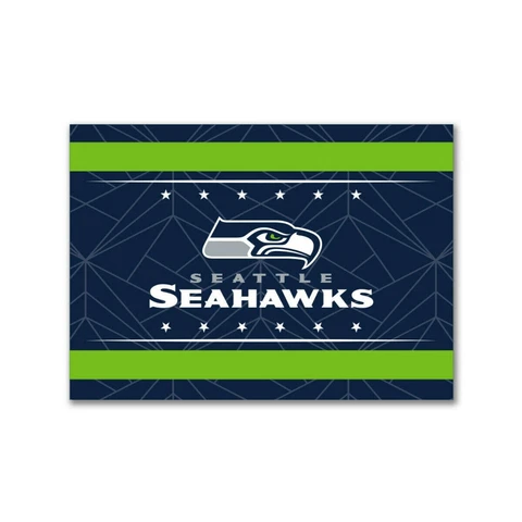 SEATTLE SEAHAWKS GEO MAGNET RETANGLE SIZE: 3.5" BY 2.5" NEW Cover
