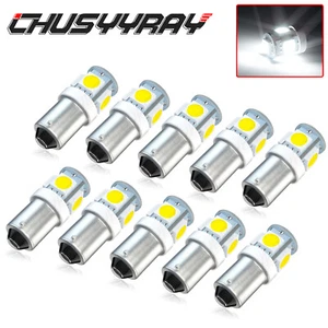 10 x White T11 BA9S T4W H6W 1985 363 5-SMD LED Car Wedge Side Light Bulb Lamp - Picture 1 of 10