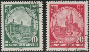 DDR 1956 SC# 291 - 292 - 750th Anniversary of Dresden - Used Lot # 030 - Picture 1 of 1