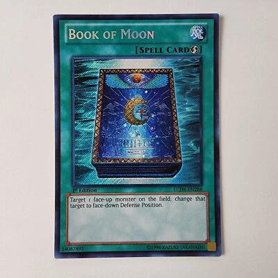 Book of Moon - LCJW-EN288 - Secret Rare - NM/VLP - 1st ed - Yugioh - Image 1 of 2