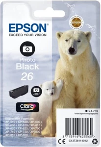 Original Epson Tinten Patrone 26 foto-schwarz für Expression 510 600 610 700 710 - Bild 1 von 1