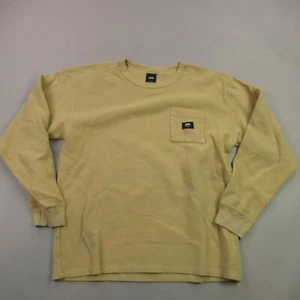 Vans Sweater Mens Long Sleeve Pullover Crew Neck Pocket Large Thermal - Picture 1 of 10