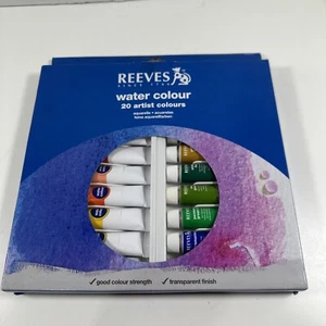 Reeves Water Colour 20 Artist Colours 22 mL 0.75 fl.oz New - Picture 1 of 9