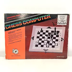DESIGNER 2000 CHESS COMPUTER BY FRANCO ROCCO FIDELITY ELECTRONICS 6102 COMPLETE - Picture 1 of 12