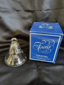 Forever Bell European Crystal Fully Handcut And Handblwon New With Box - Picture 1 of 13