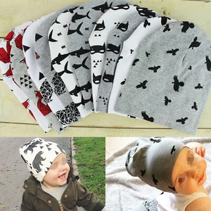 Gorro Niños pequeños Niña niño Moda Bebé infante Sombrero caliente algodón - Imagen 1 de 5