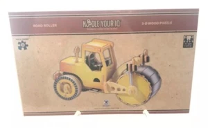 Noodle Your IQ 3D Wood Puzzle Road Roller 2008 Discovery Bay Games New SEALED - Picture 1 of 3