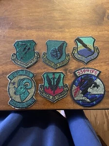 (6) US AIR FORCE USAF PATCH LOT - Picture 1 of 21
