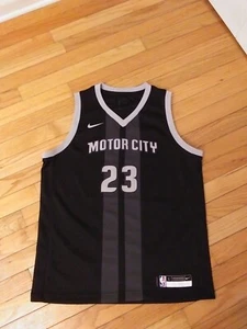 Blake Griffin Detroit Pistons NBA Nike City Edition Jersey Youth L (14/16) - Picture 1 of 7