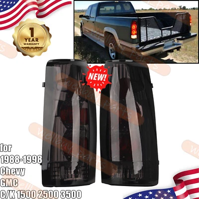 Brake Light Tail Lamp fit 1988-1999 Chevrolet GMC C/K 1500 2500 3500 Pickup L+R Foto 1 de 4