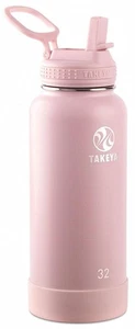 Takeya 32 Unzen Actives Isolierte Edelstahl Wasserflasche mit Strohhalm Deckel - Bild 1 von 1