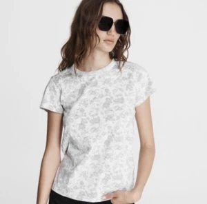 Rag & Bone T-Shirt schwarz-weiß 100% Peru Bio Baumwolle Gr. M wendbar - Bild 1 von 8