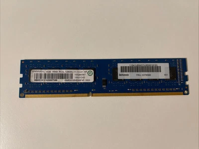Ramaxel RMR5030ME68F9F-1600 4Gb PC3-12800 DDR3-1600 non-ECC RAM Fast Post - Image 1 of 4