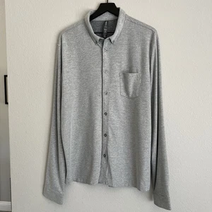 Vuori Herren Langarm Ace Button-Down Größe XL hellgrau - Bild 1 von 7