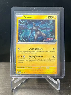 Zekrom 066/182 SV04: Paradox Rift Stamped Promo Cosmos Holo - Image 1 of 2