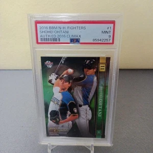 Tarjeta rara Shohei Ohtani 2016 BBM edición auténtica Climax #1 PSA 9 - Imagen 1 de 1