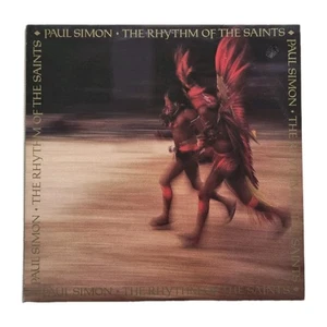PAUL SIMON "The Rhythm Of The Saints" RARE 1990 AUSSIE PRESS 10Tk VINYL LP - Picture 1 of 6