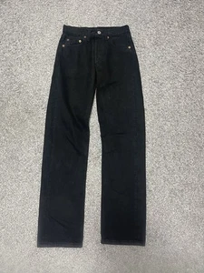 Levis Vintage Black Denim Jeans 501 - 0165 299 Gr. W26 L30 - Bild 1 von 16