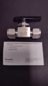 Neu 1 Stück 40G Serie Kugelhahn 1/2 Swagelok Teile-Nr. SS-43GS8 - Bild 1 von 1