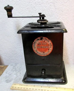 Vintage Universal Kaffeemühle Nr. 110 One Pfund Metall Kaffeemühle tolle Einrichtung - Bild 1 von 8