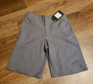 Under Armour Boys Size 7 Gray/Graphite Golf Shorts - Picture 1 of 7