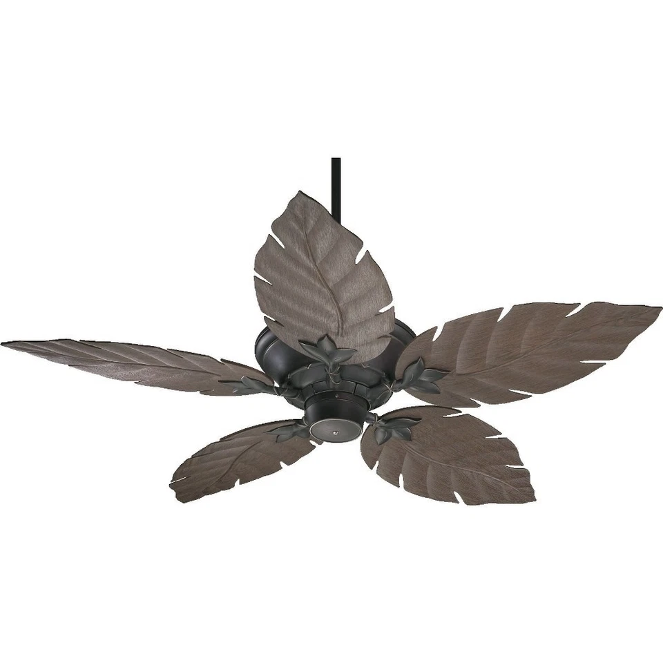 Monaco - Patio Fan in style - 52 inches wide by 16.73 inches high-Old World - Image 1 of 1