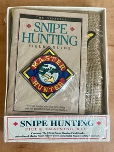 Vintage Snipe Hunting Field Training Kit Guide Book Patch Bag New & Sealed - Bild 1 von 2