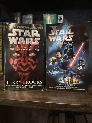 Star Wars Paperback Book Lot Of 2: Episode V, Episode 1 VERY GOOD - Image 1 of 4