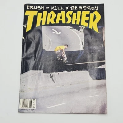 Thrasher Magazine June 1996 Skateboard Mag Vans Airwalk DC Shoes Santa Cruz Ads - Image 1 of 4