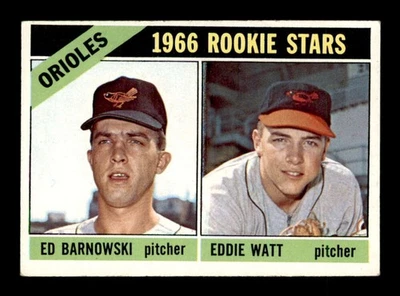1966 Topps #442 Eddie Watt/Ed Barnowski Rookie Stars VG/VGEX X3590922 - Image 1 of 3