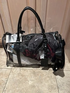 NWT MAX STUDIO 13 PCE BLACK CLEAR ESSENTIAL TRAVEL DUFFLE LUGGAGE BAG SET - Picture 1 of 5