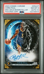 2023 Cosmic Chrome Chris Paul /50 Gold Interstellar Equinox Ref. PSA 8 Auto 10!! - Bild 1 von 2