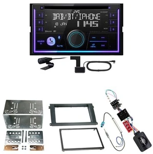 JVC KW-DB95BT Bluetooth Digitalradio Einbauset für Porsche Cayenne bis 2006 - Bild 1 von 1