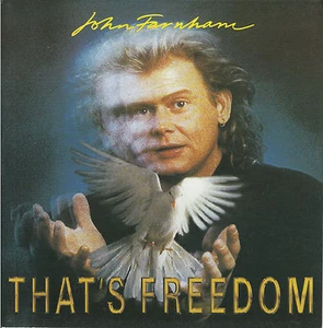 JOHN FARNHAM That's Freedom PICTURE SLEEVE 7" 45 record + juke box title strip - Picture 1 of 4