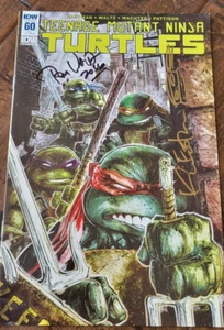2016 SDCC IDW TEENAGE MUTANT NINJA TURTLES COMIC BOOK SIGNED BY KEVIN EASTMAN 60 - Picture 1 of 1