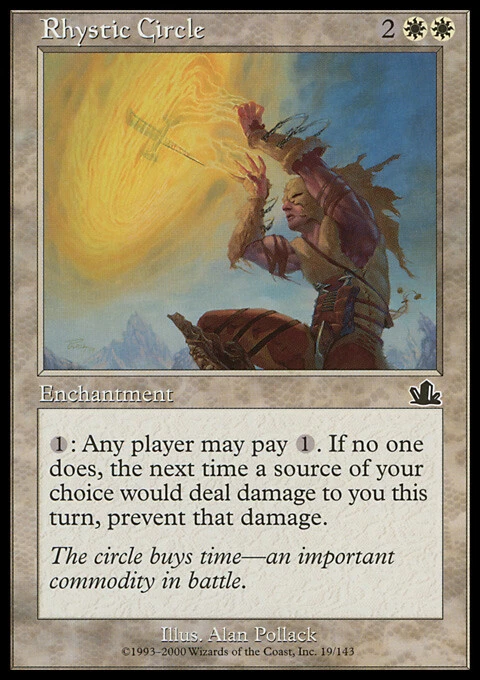 MTG Magic the Gathering Rhystic Circle (19/144) Prophecy LP - Image 1 of 1