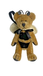 Boyds Bears Wuzzies Bear Bee T.F. Buzzie Wuzzie snodato 3 pollici con anello ornamentale - Foto 1 di 7