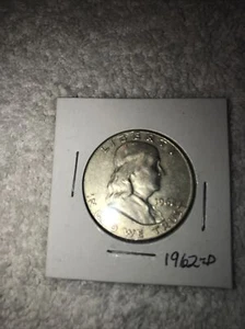 benjamin franklin half dollar 1962-D Sold Separately - Picture 1 of 8