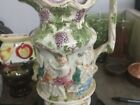 Vintage Italian Ceramic Pitcher  Hand Painted  (TL)