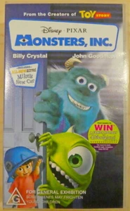 Monsters Inc ~ Disney Pixar 2002 Movie Video ~ As New VHS - Picture 1 of 7