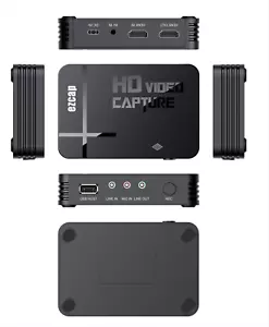 1080P HDMI To USB 2.0 Video Capture Card HD Game Screen Recorder Mic Line In Out - Picture 1 of 9