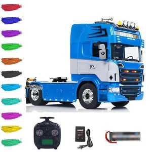 LESU 4X4 RC Tractor Camión 1/14 RTR Control Remoto Modelo Coche Sistema de Luz de Sonido - Imagen 1 de 24
