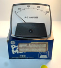 METERMASTER MODEL 250 RANGE 0-50 AC AMPERES PANEL METER