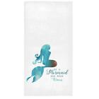 Wamika Watercolor Beautiful Mermaid Character Hand Towels Cute Sea Cartoon Ba...