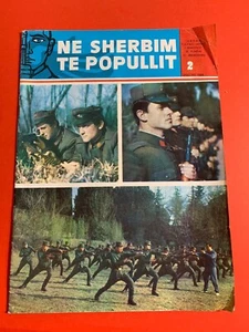 OLD ALBANIA MAGAZINE NE SHERBIM TE POPULLIT-NR.2-1989-MILITARY- COMMUNISM TIME - Picture 1 of 12