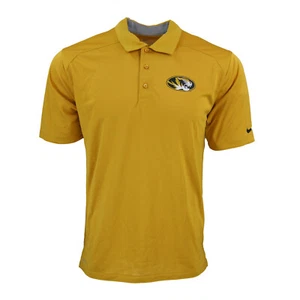 Missouri Tigers Gold Team Issued Nike Dri Fit SS Polo Shirt Size S-581703 - Picture 1 of 3