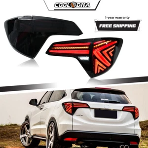 for Honda HR-V 2016-2019 LED Tail Lights Sequential Animation Rear Lamps Pair - Picture 1 of 18