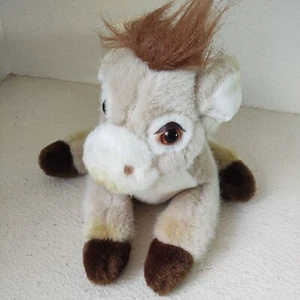Mary Meyer Dudley Baby Donkey Vtg Gray Plush 14" Stuffed Equine Animal Toy - Picture 1 of 18