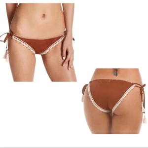 Ale by Alessandra Ever Wildleder Boho Bikinihose Größe L - Bild 1 von 7