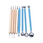 8 Piece Ball Stylus Dotting Tools for Clay Pottery Ceramics Doll Modeling 8202
